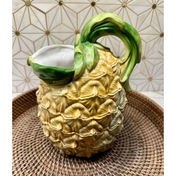 Vintage Pineapple Pitcher by Ceramica Stefani | Made in Italy - Picture 4 of 9